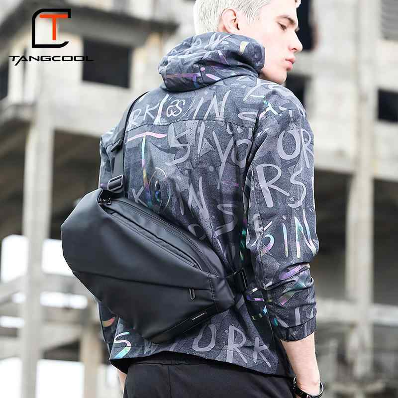 メンズ ショルダーバッグ 防水 オックスフォード生地 斜めがけ 鞄 無地 普段使い 通勤 ブラック