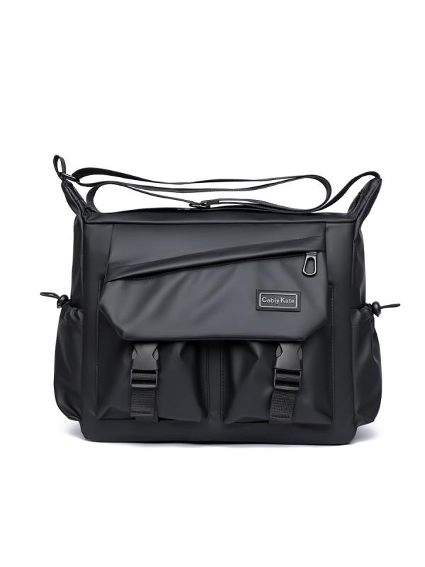 メンズ ショルダーバッグ 大容量 防水 撥水 軽量 鞄 カバン 斜めがけバッグ 通勤 通学 普段使い 旅行 トラベル ブラック グレー グリーン