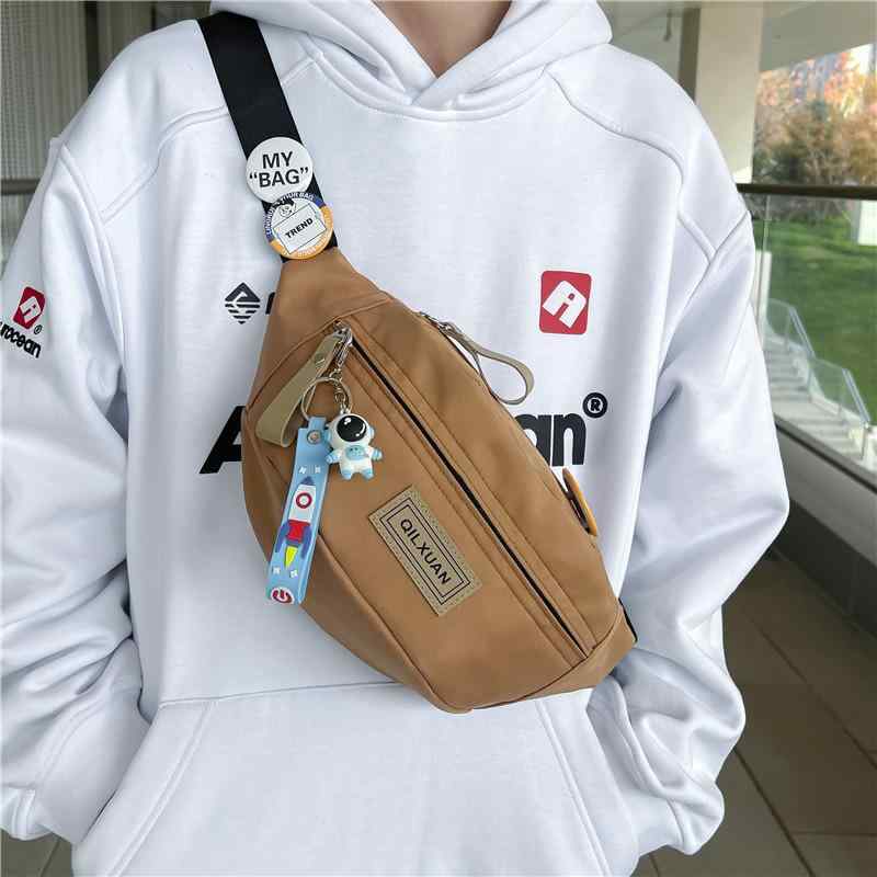 ボディバッグ 男性用 アウトドア スポーツバッグ カジュアル ストリート 斜めがけ 鞄 防水 軽量 8イン..