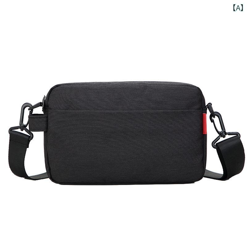 メンズ ショルダーバッグ 小型 オックスフォード クロスボディバッグ 男性用 鞄 カ...