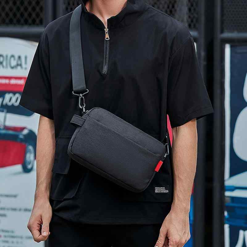 メンズ ショルダーバッグ 小型 オックスフォード クロスボディバッグ 男性用 鞄 カ...