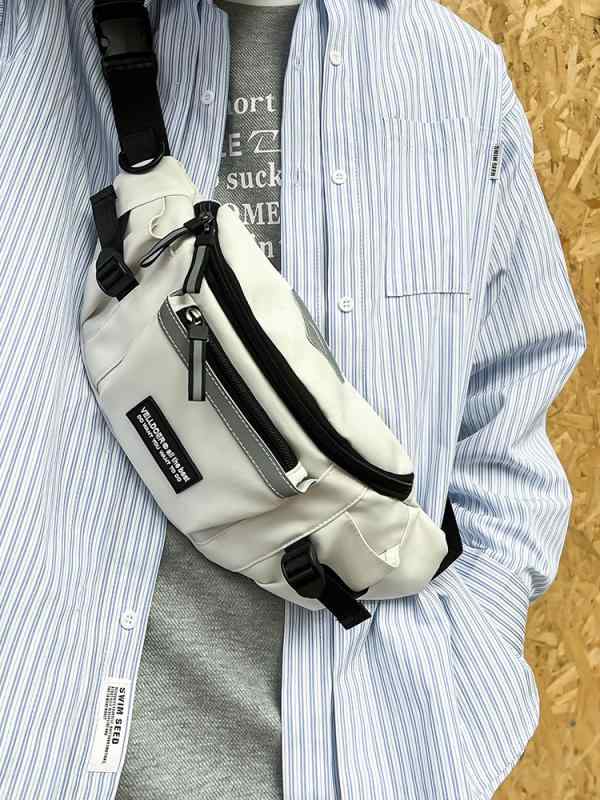 メンズ ボディバッグ 原宿 帆布 大容量 斜め掛け 鞄 男性用 多機能 スポーツ バイク 小さめ ウエストバ..