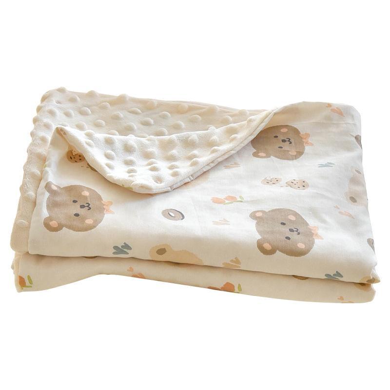 ベビー 赤ちゃん 綿 毛布 カバー 新生児 おくるみ ブランケット 幼稚園 保育園 子供 洗い替え 寝具 かわいい 小 автомоби 彩虹 萌趣動物 点点熊 双色熊 太陽 星星小象 円点 ins風