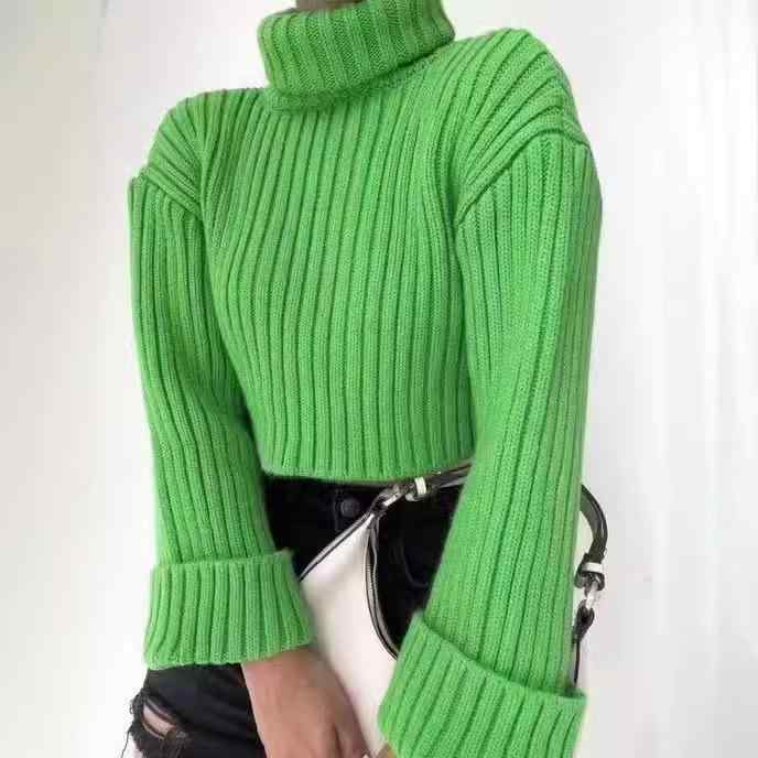 ニット レディース 高襟 セーター �