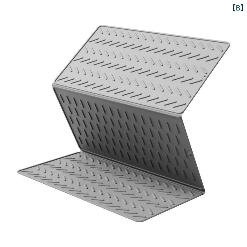 キッチン用品 シリコン製 水切りマット 大判 ...の紹介画像3