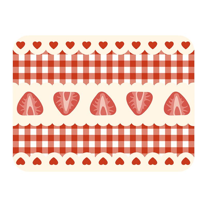 ランチョンマット かわいい おしゃれ 韓国風 レザー 西洋料理用 撥水 防汚 断熱 食卓用 コースター 40 ..