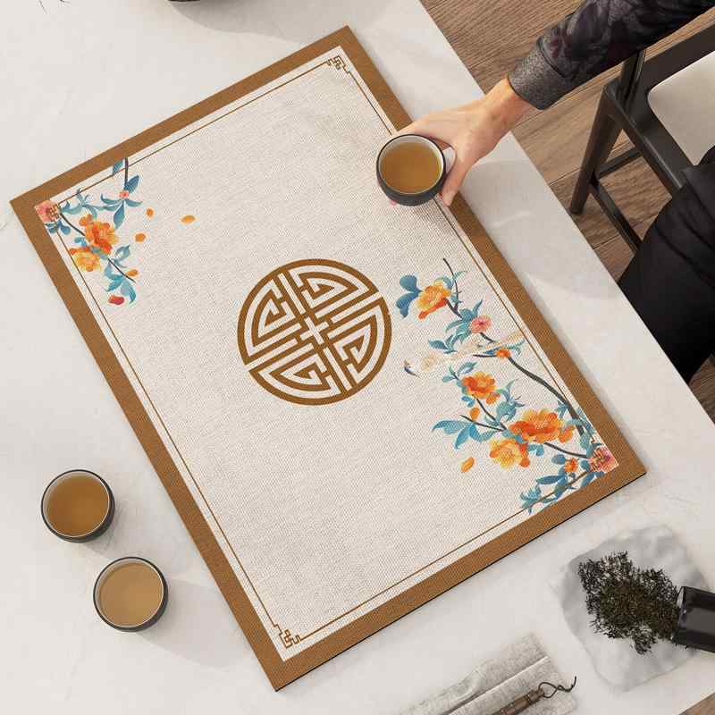 茶托 茶パッド 珪藻土 正方形 吸水 速乾 防潮 防カビ ティーマット テーブルマット コースター グラス..