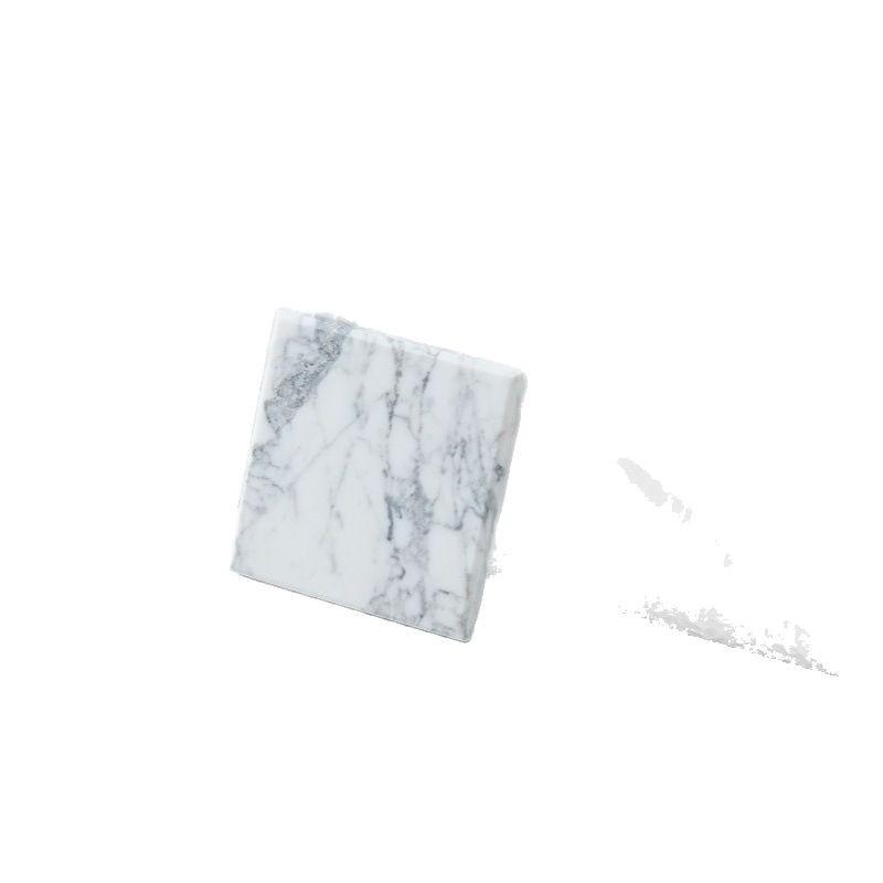 コースター 大理石 グラス置き 断熱 正方形 円形 六角形 カララホワイト ドロマイト ブラック＆ホワイト 古木目模様 プレースマット テーブル装飾 シンプル モダン