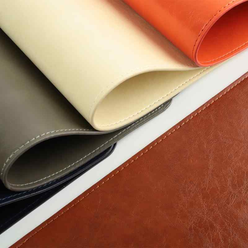 ランチョンマット 北欧風 布紋 レザー 食卓マット 滑り止め 撥水 断熱 スクエア 円形 ブルー ブラウン ベージュ オレンジ