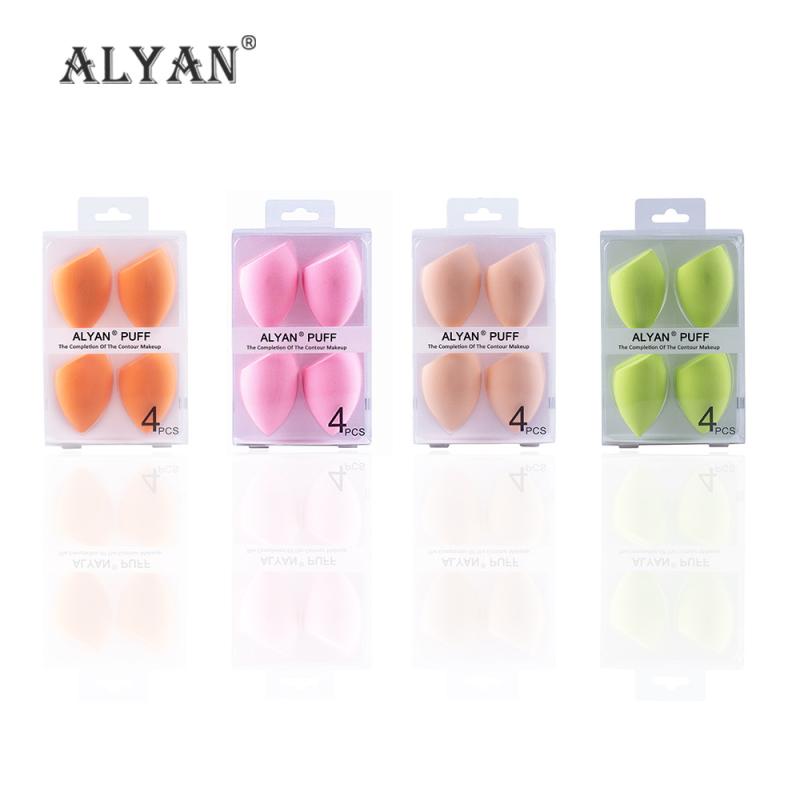 メイクアップスポンジ セット パフ ファンデーション 化粧下地 ツール 柔らかい 親水性 非ラテックス オレンジ ピンク系 ベージュ アップルグリーン