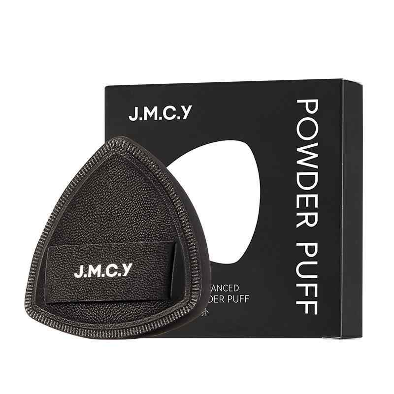 パフ スポンジ 高密度海綿 BBクリーム リキッドファンデーション 兼用 ドライ ウェット 三角形 ローズレッド