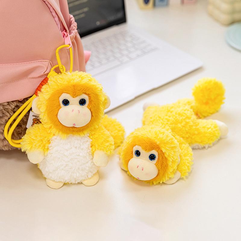 ぬいぐるみ かわいい 動物 ゴールデンモンキー PP綿 オフィス デスク 卓上 癒し アニマル 手触り ふわふわ 柔らかい 子供 ギフト プレゼント