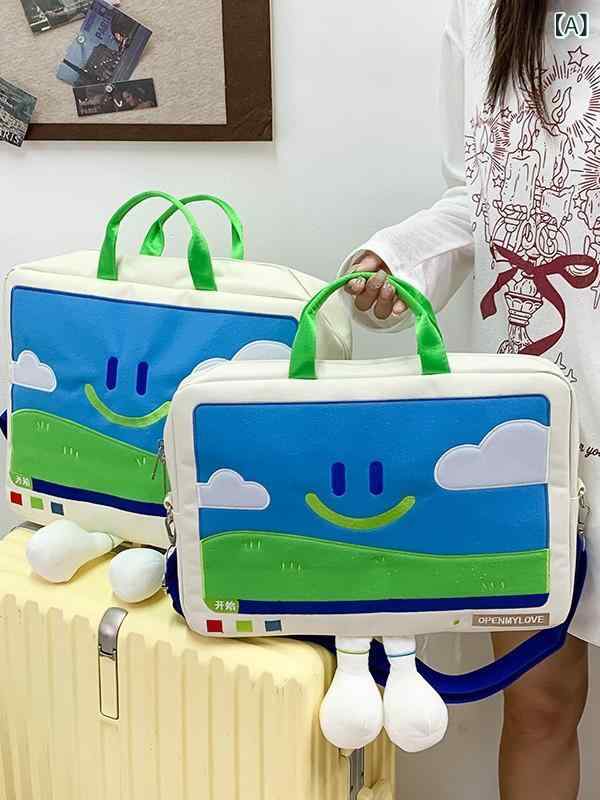 キャンバス バッグ レディース メンズ ショルダーバッグ トートバッグ ハンドバッグ 通勤 通学 旅行 13インチPC収納 大容量 プリント柄