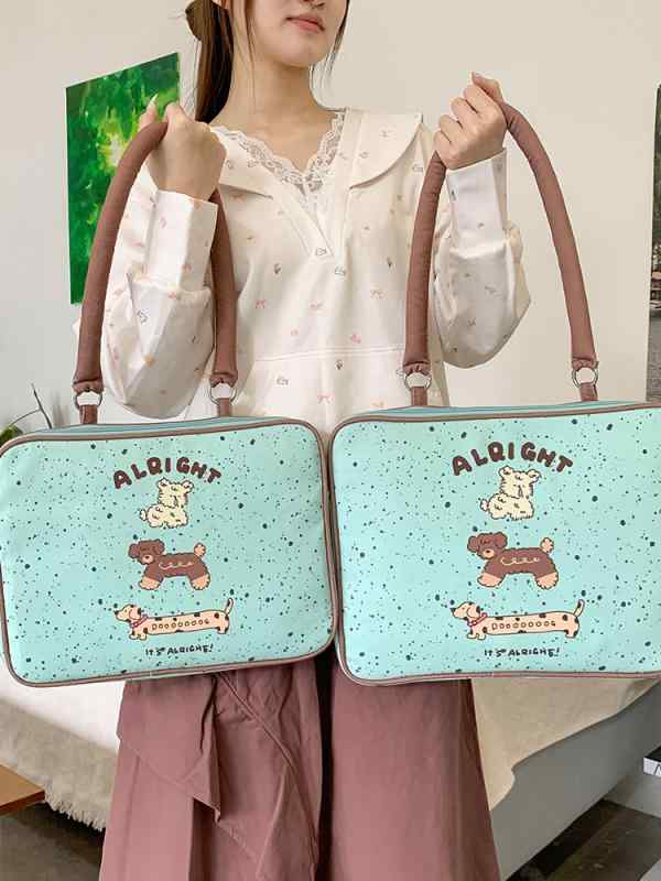 パソコンバッグ レディース 大容量 携帯便利 13インチ ナイロン 保護ケース 白 緑 通勤 普段使い