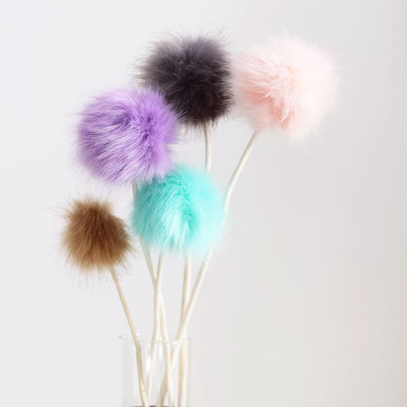 植物 置き物 韓国風 カラー フェイクファー プラネット 盆栽 インテリア デコレーション 燕婉 オフィス..