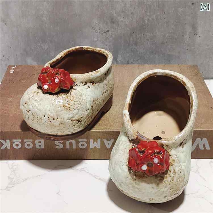 植木鉢 レディース かわいい 小さい 多肉植物 陶器 漫画風 ミニ 鉢植え 卓上 ガーデニング 家庭菜園 オフィス 室内 ギフト