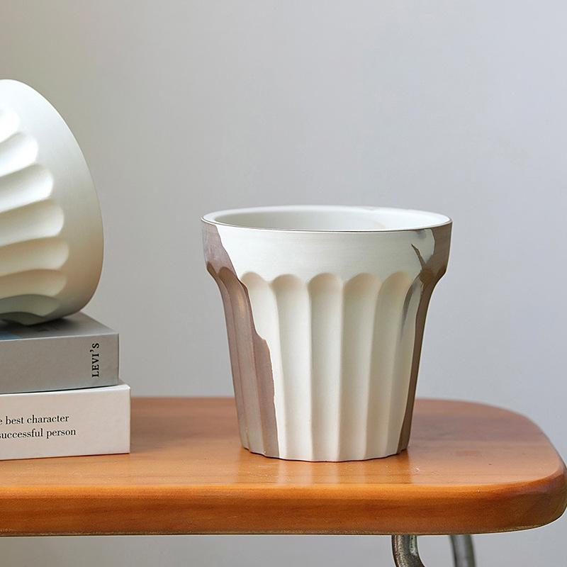 花瓶 陶器 植木鉢 陶土 ケーキ型 韓国風 おしゃれ 卓上 鉢 プランター 園芸 多肉植物 ハーブ 観葉植物 ..