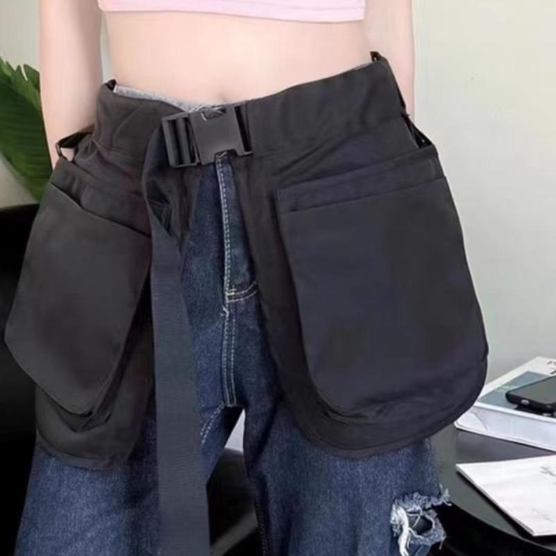 エプロン レディース メンズ 男女兼用 キャンバス ショート丈 防水 ガーデニング DIY ワーク 作業用 料..