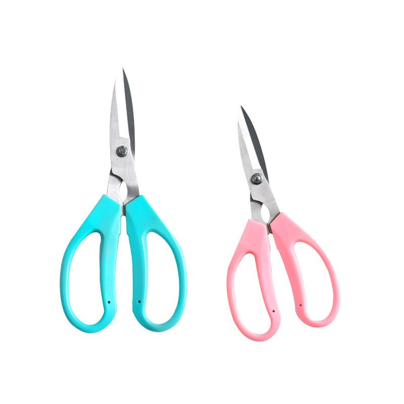 花鋏 花屋 ガーデニング 園芸 盆栽 生け花 フラワーアレンジメント DIY ステンレス製 白色 紫色 軍緑 ..