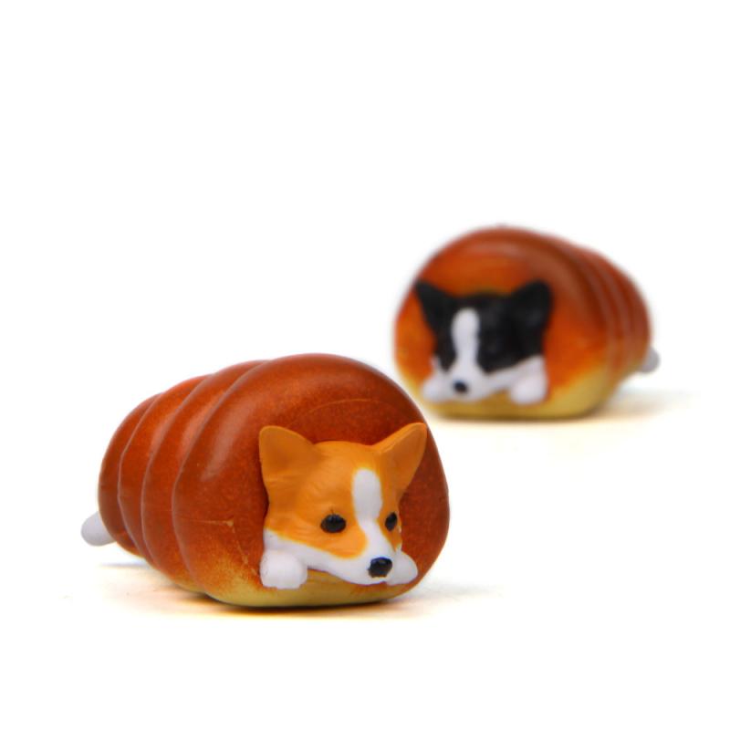 手办 かわいい 動物 ドーナツ コーギー ハスキー 韓国風 癒し系 ミニチュア ガーデニング DIY デコレー..