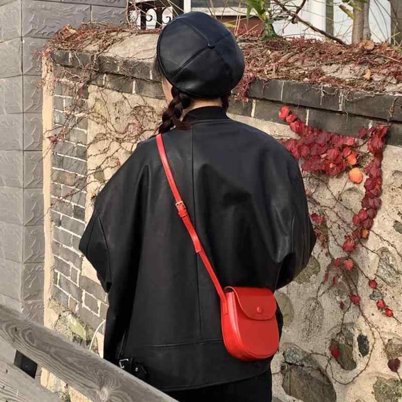 ショルダーバッグ レディース 韓国風 マカロンカラー 貝殻型 PUレザー スマホバッグ ポシェット