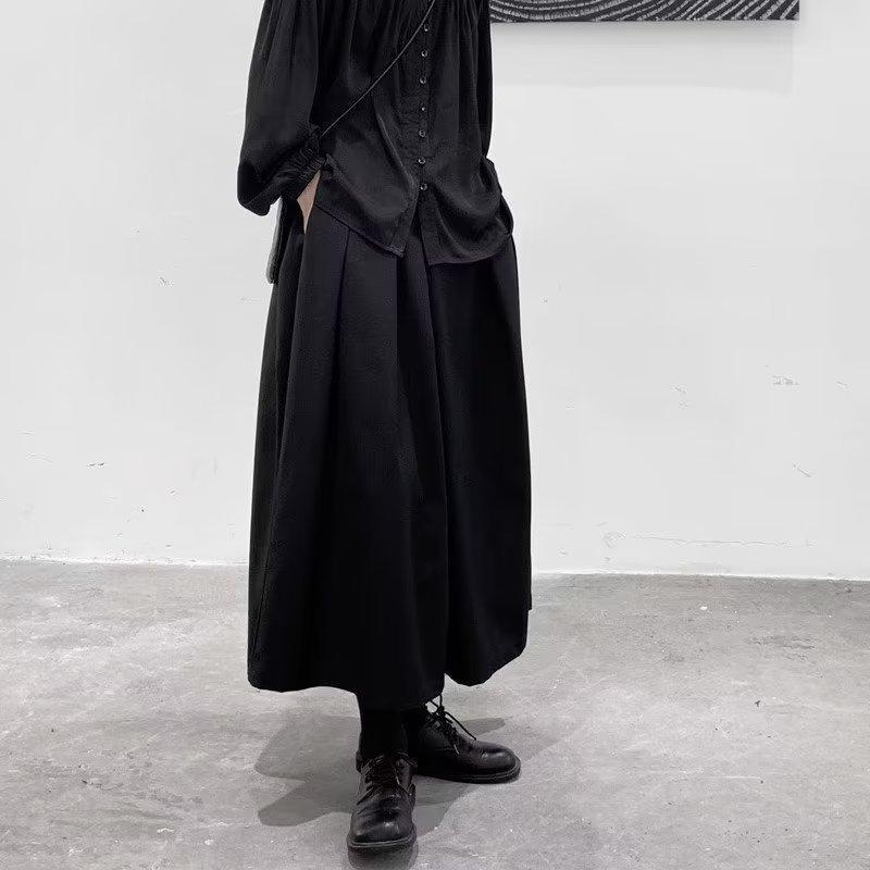 パンツ レディース 黒 ワイドレッグパンツ ゆったり ハイウエスト 9分丈 スラックス 無地 春夏 カジュアル きれいめ オフィス 通勤 リラックス 伸縮性