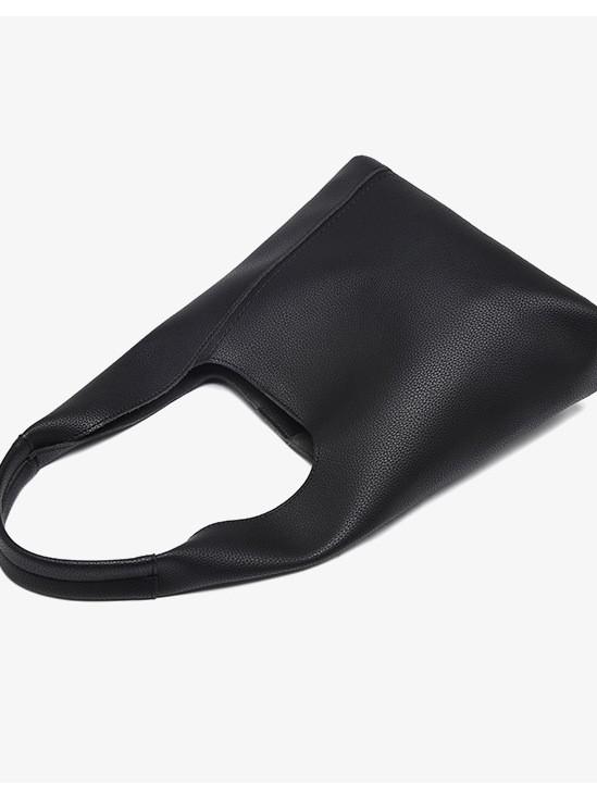 バッグ レディース 韓国風 ミニマル ショルダーバッグ バケットバッグ 普段使い 通勤 サマー トートバッグ 柔らかい 持ち運びやすい 収納可能 わき下バッグ PUレザー 車縫線 ブラウン系