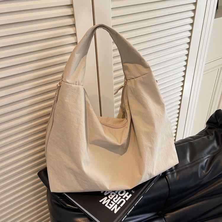 トートバッグ レディース 大容量 ナイロン 鞄 ショルダーバッグ カジュアル 韓国風 デイリー シンプル 通勤 通学 ブラック グリーン ブルー ベージュ