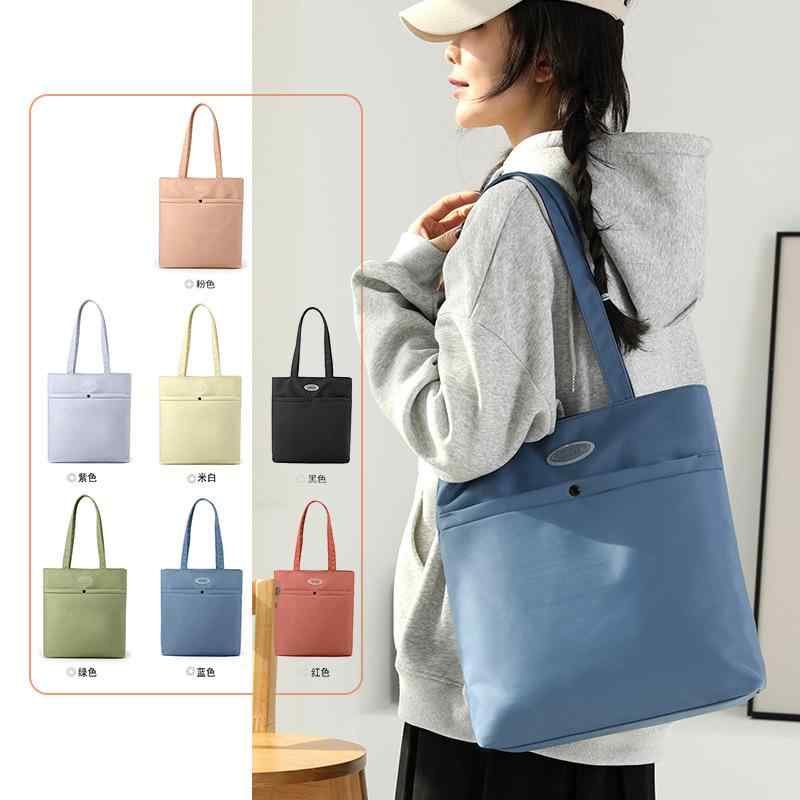Other Apparel - トートバッグ レディース 大容量 春夏 ショルダーバッグ カジュアル 韓国風 斜めがけ 鞄 ナイロン製 ブラック ピンク パープル