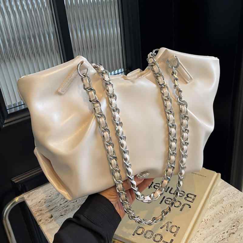 トートバッグ レディース 2way ショルダーバッグ ハンドバッグ 大容量 PUレザー 小さめ 斜めがけ 大人 かわいい おしゃれ シンプル カジュアル 無地 ブラック シルバー ベージュ 通勤 デイリー