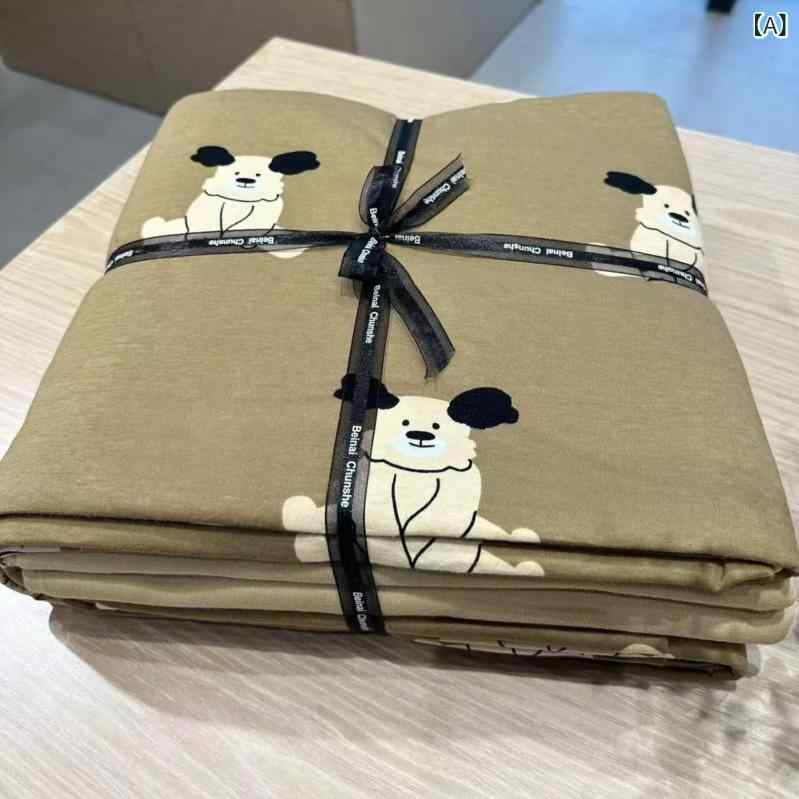 Cover Sets - 四件套 ベビー 新生児 赤ちゃん 全綿 ニット コットン 寝具セット ベッドシーツ 標準サイズ 幾何学模様 花柄 アニメ柄