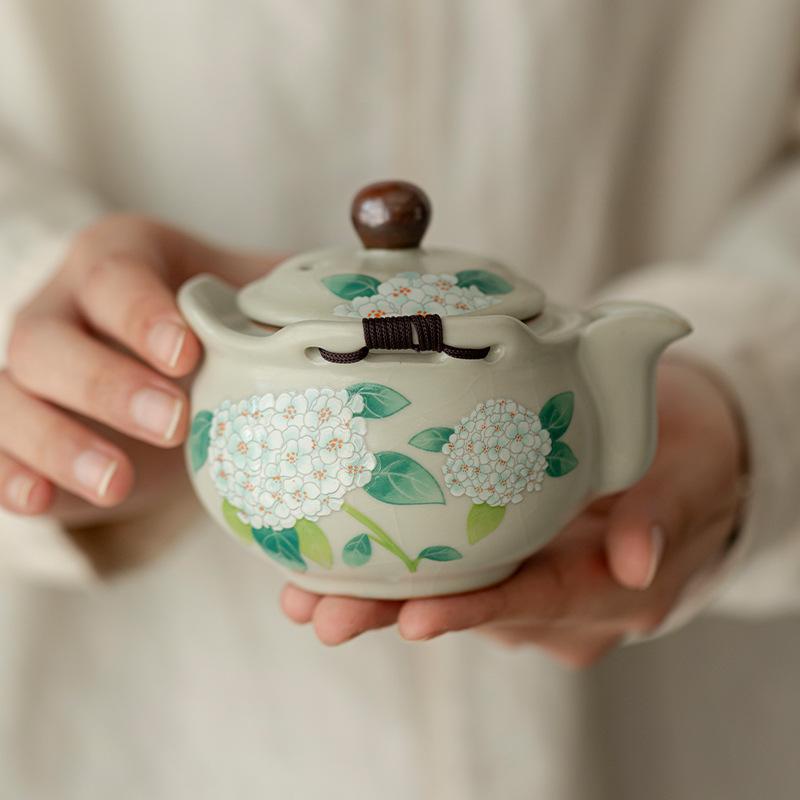 茶器セット 旅行用 ティーセット 携帯用 ミニ 急須 湯呑み 2客 陶器 茶事包 中国風 アウトドア