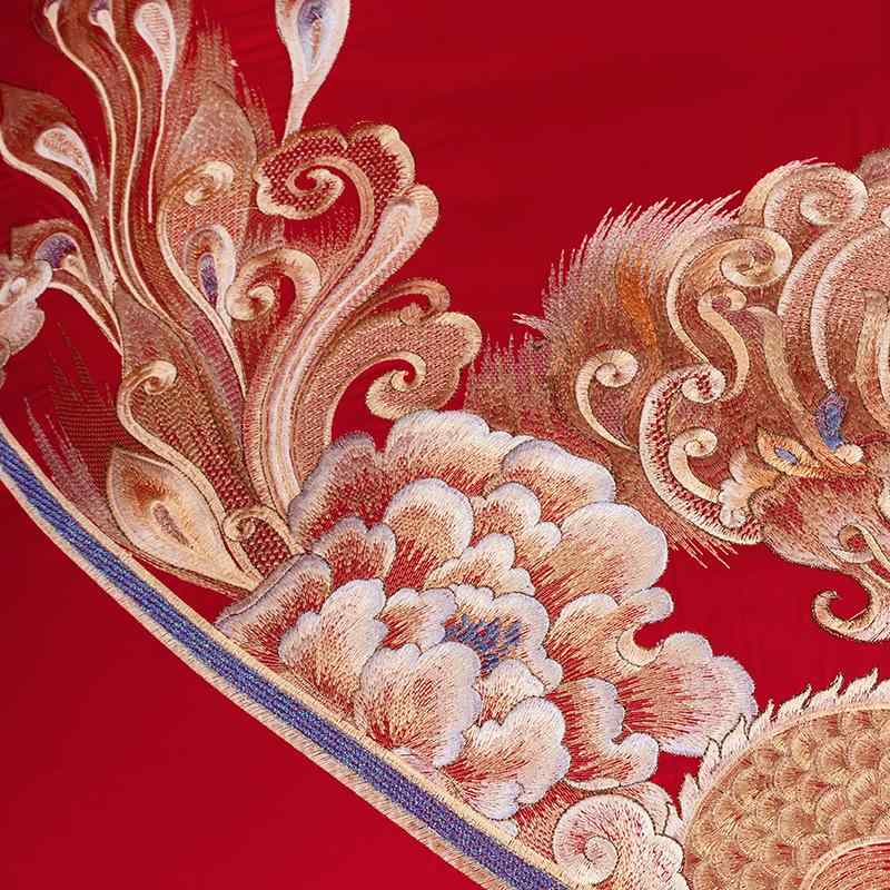 寝具 四点セット ベッドシーツセット 長絨綿 140支 相当 刺繡 花柄 無地 ベッドカバー モダン 1.5m 1.8..