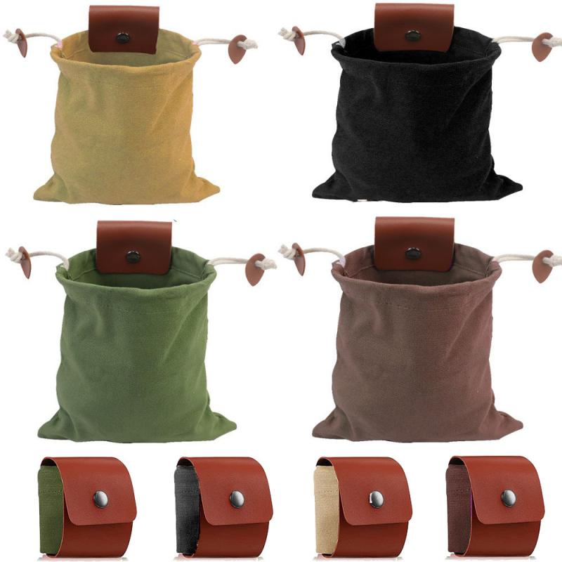 バッグ レディース メンズ 兼用 アウトドア 帆布 採集袋 収穫袋 キャンプ ハイキング きのこ狩り ベリー狩り 貝殻拾い