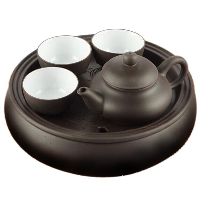 茶器 携帯用 紫砂 茶器セット 茶壺 茶杯 高級 陶器 功夫茶 ティーセット 旅行 アウトドア