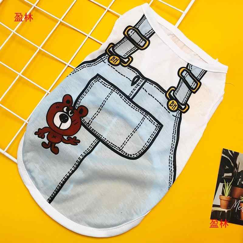 犬服 猫服 ペット服 小型犬 ベスト 薄手 ティーカッププードル ポメラニアン チワワ 春夏 かわいい ポリエステル お散歩 普段使い