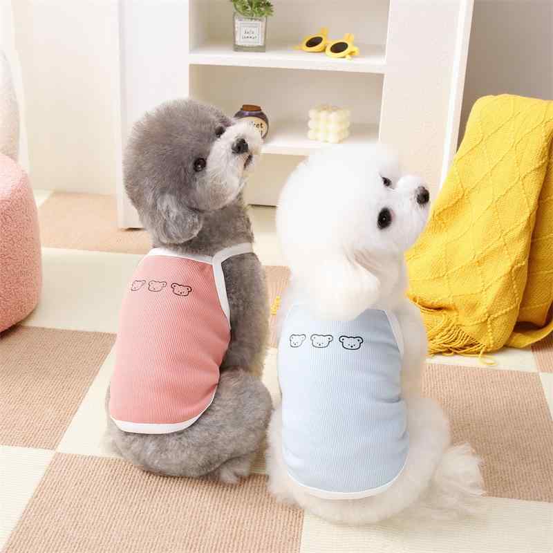 ペット用 犬 猫 服 キャミソール 春夏 かわいい カジュアル XS S M L XL イエロー ピンク ブルー