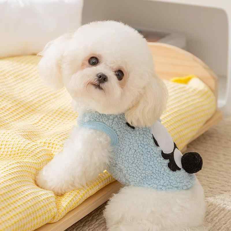 ドッグウェア 犬 服 ペット 秋冬 小型犬 暖かい ベスト 馬甲 牽引可能 テディ ビション シュナウザー ..