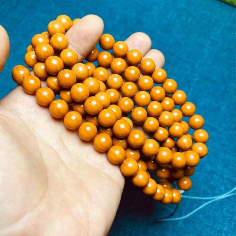 ネックレス メンズ 猴头 手串 彫刻 光珠 108颗 長串 文玩 桃核 仏珠 老型圆珠 男性用 男女兼用 アクセサリー 木 水滴形 吉祥图案 原创デザイン