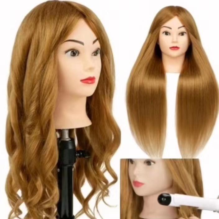 ・ヘア素材: 混毛・ヘアスタイル: ストレート・長さ: ロング・対象: 男女兼用・スタイル: ナチュラル・肌色: すべての肌色・顔型: すべての顔型・染色/パーマ: 不可・効果: スタイリング、イメージチェンジ・カラー: 棕黄色(有妆), ...