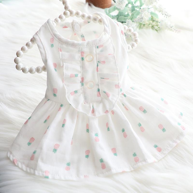 犬服 猫服 かわいい スカート 春夏 薄手 小型犬 猫 ペット服 プリンセス ドッグウェア ガーリー コーラ..