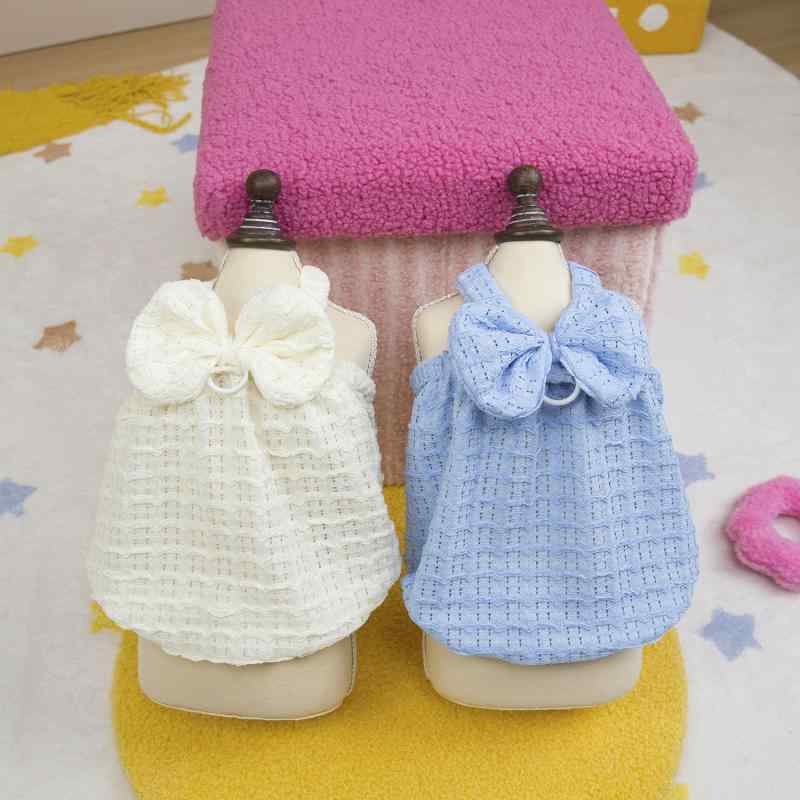 ペット服 レディース ドッグウェア バブルスカート ワンピース 春夏 小型犬 猫 テディ ビション 伸縮性..