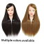 ウィッグ ヘアアレンジ練習用マネキン ロング ストレート 人毛100% 編み込み カット カラーリング パー..