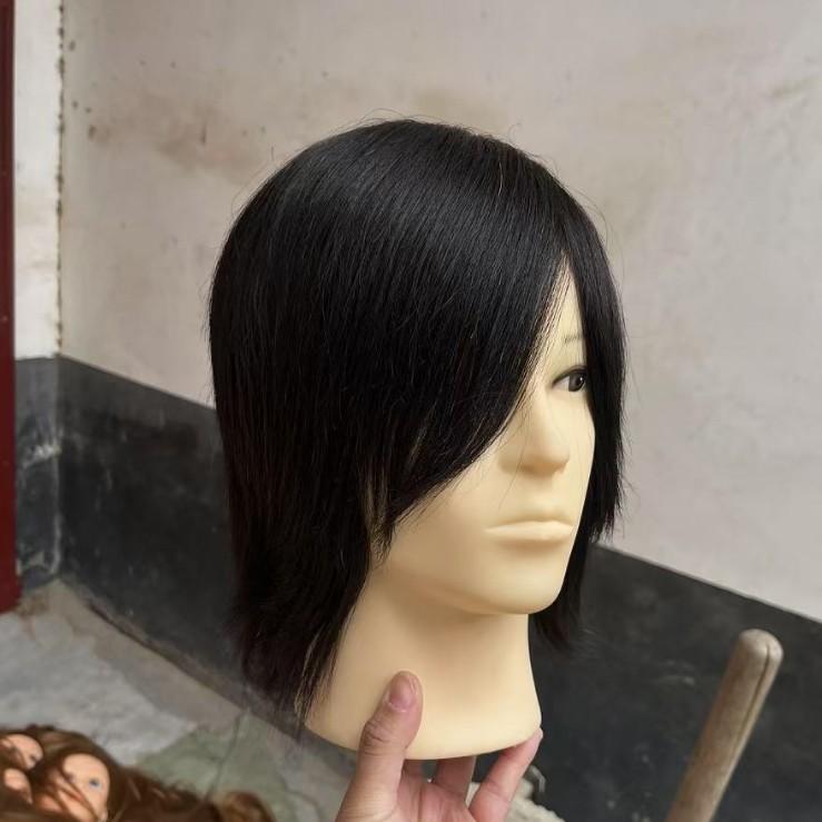 ヘアカット練習用マネキン メンズ 全人毛 ショートヘア スタイリング パーマ カラーリング カット練習用