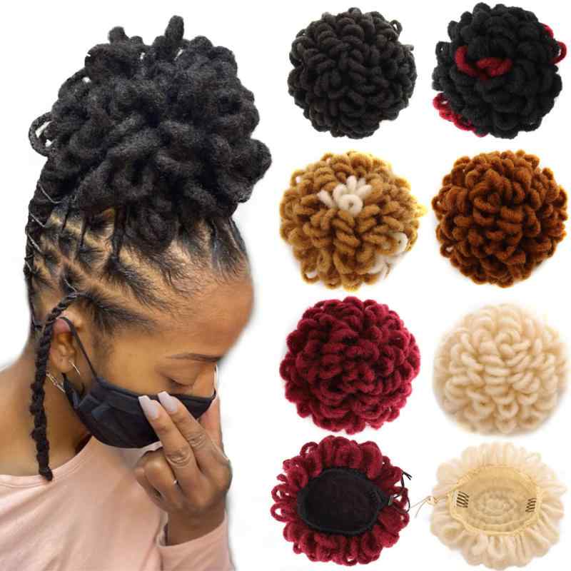 ヘアエクステンション レディース ドレッド エクステ ゴム式 ウィッグ 高温耐熱 1B/30# 1B/BUG# 2# 4# ..