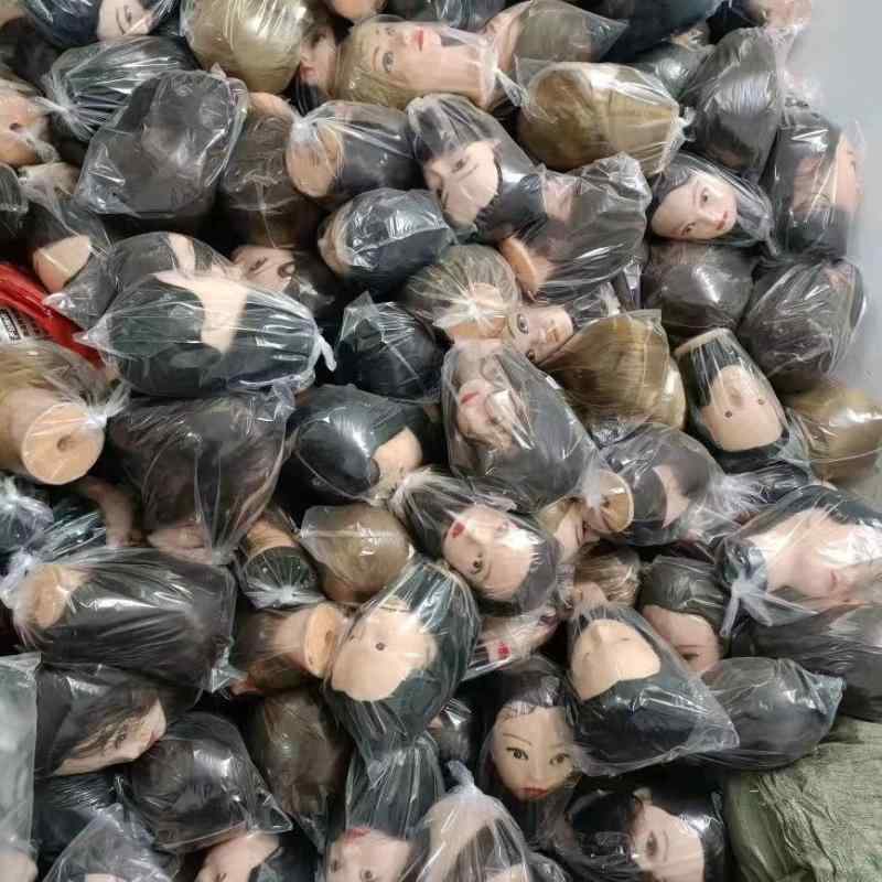 ヘアアクセサリー レディース カット練習用 ウィッグ ロングヘア ストレート スタイリング 展示 高温耐熱