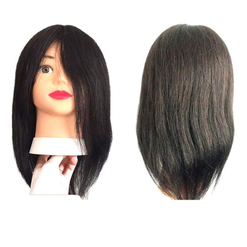 その他仮装 全真髪 カット練習用 ウィッグ ヘアマネキン 漂白 染色 パーマ カラーリング ヘアアレンジ ..