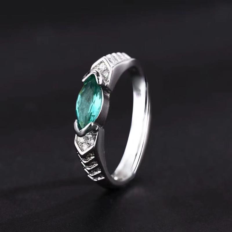 指輪 メンズ リング ヒップホップ風 ジルコニア 手作り 幾何学模様 レトロ 調整可能 ターコイズ ブルー ホワイト ピンク系