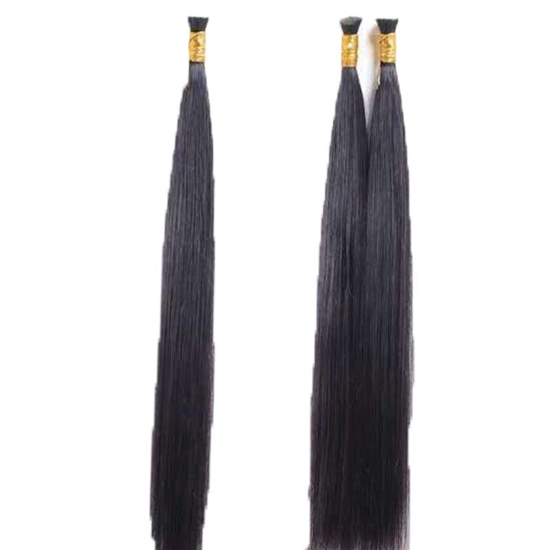 ヘアエクステンション レディース 真人髪 エクステ ストレート ロング 人毛100% 40cm 45cm 50cm 55cm 60cm 65cm 70cm 取り付け簡単