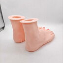 その他 レディース 美脚 モデル シリコン製 フット 左右セット 撮影用 ソックス展示 南米 東南アジア